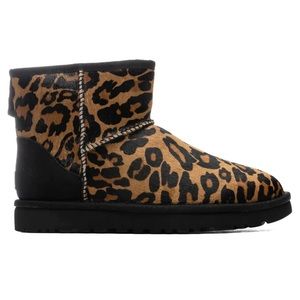 UGG WOMEN'S CLASSIC MINI PANTHER PRINT - BUTTERSCOTCH